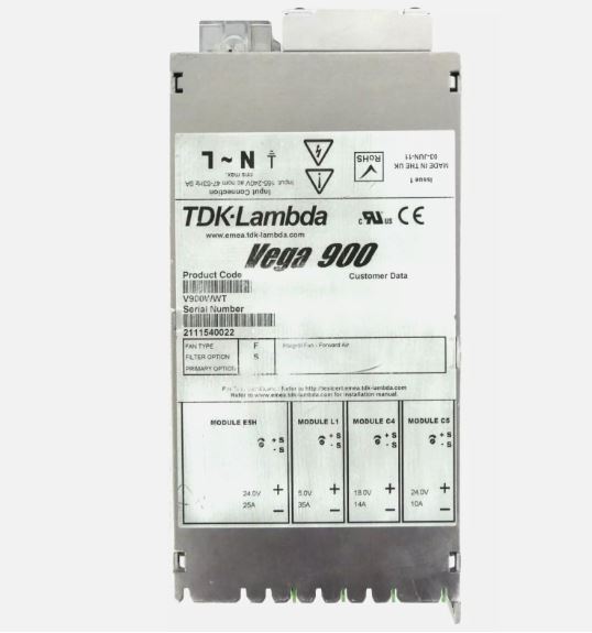 TDK-Lambda V900WWT Power Supply Vega 900