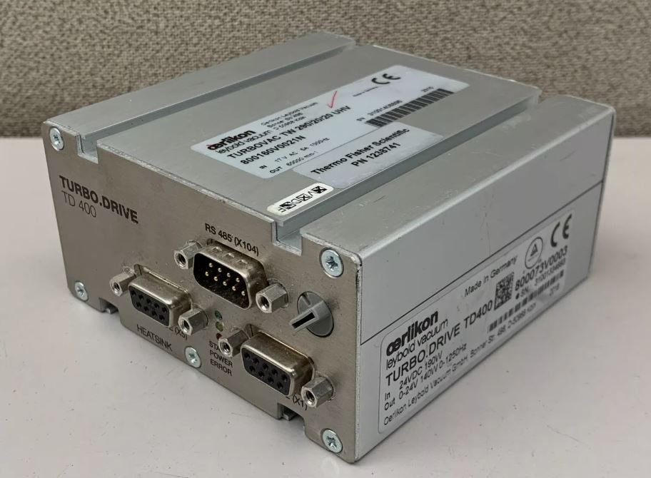 Oerlikon Leybold TD400 Turbo Drive Vacuum Pump Controller 80073V0003